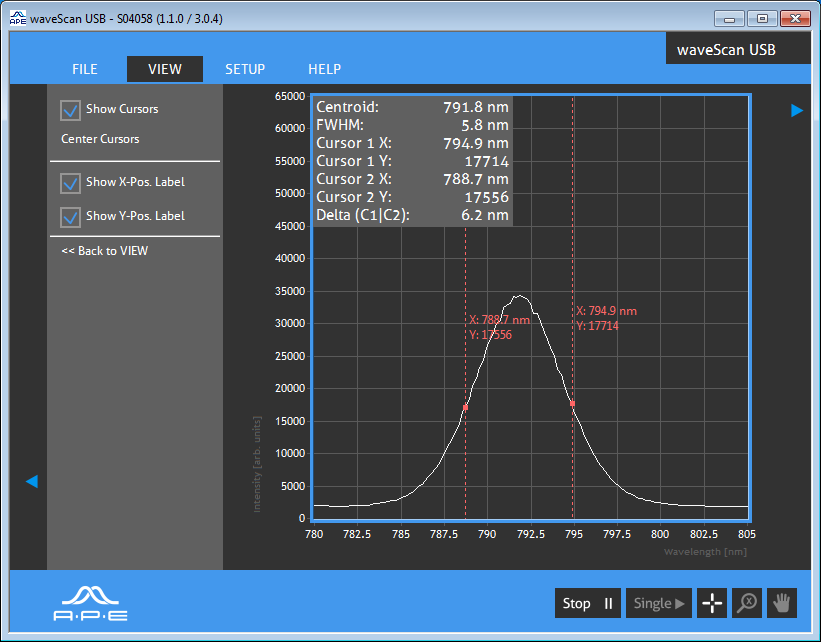 Spectrometer for Mid-IR, NIR, IR, VIS and UV - APE